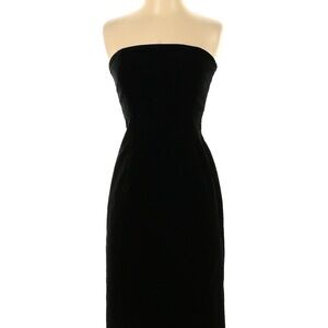 J CrewElegant Black Strapless Dress